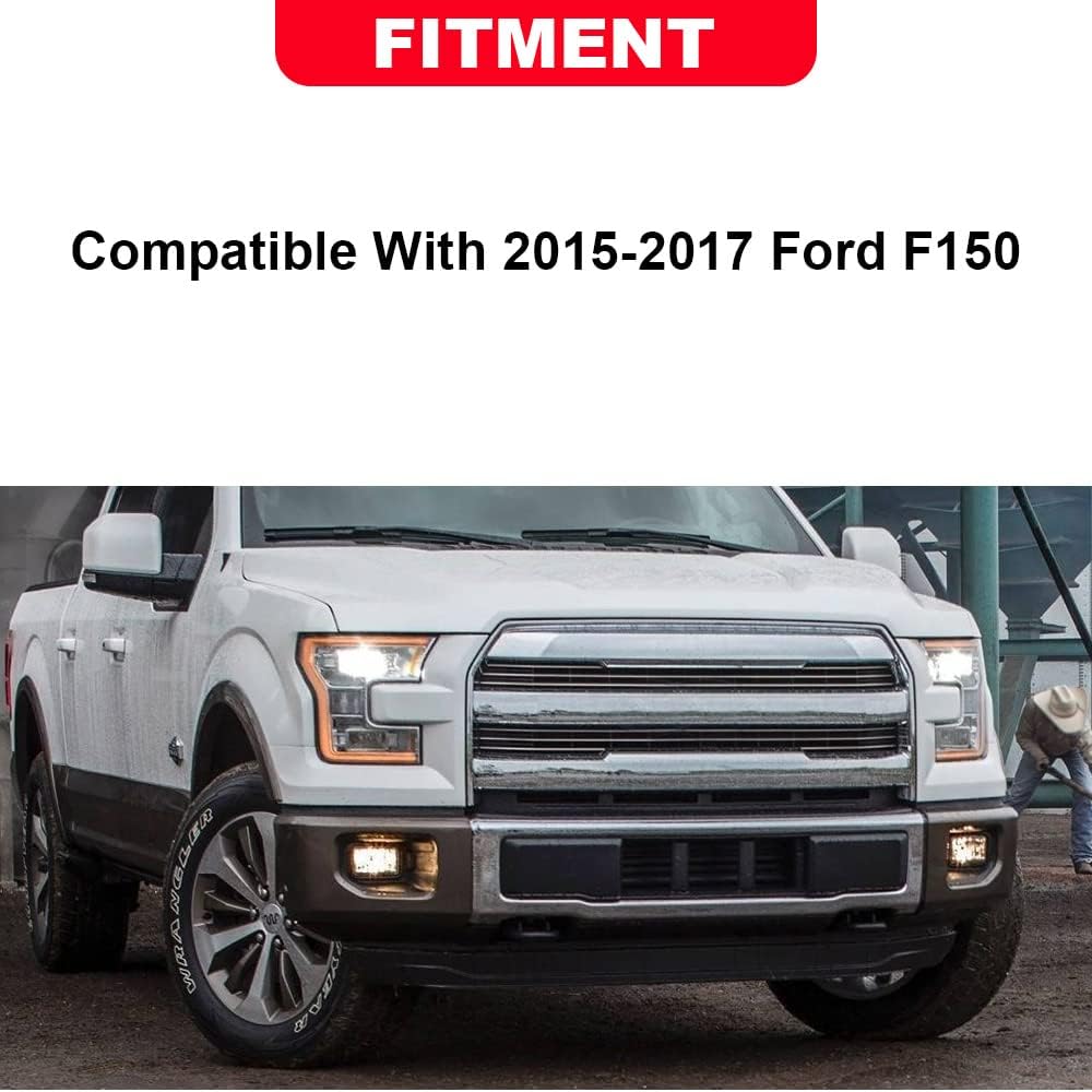 G-PLUS Front Bumper Bottom Grill Rim Panel Ford F150 2015-2017 FL3Z-17E810-CA
