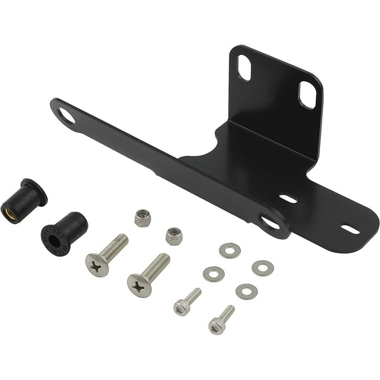 POSH Motorcycle Supplies Drive Recorder Front Camera Stay Emblem for Z900RS (18-23) Black 132211-FT