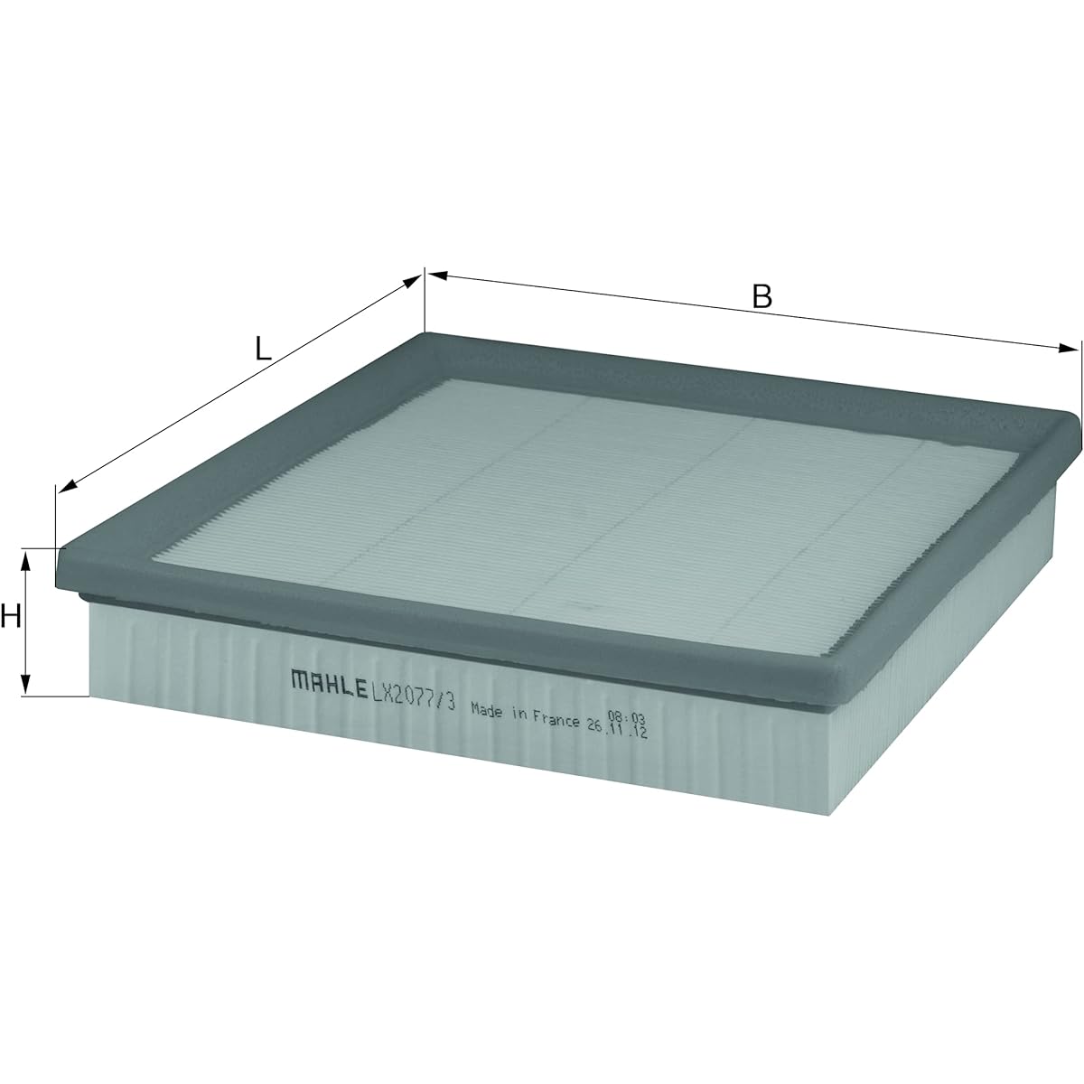 MAHLE LX2077/3 Air Filter