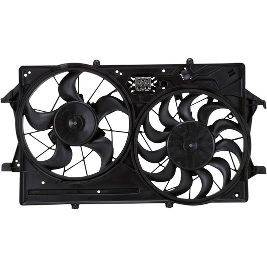 TYC 621230 Ford Focus replacement radiator/condenser cooling fan assembly