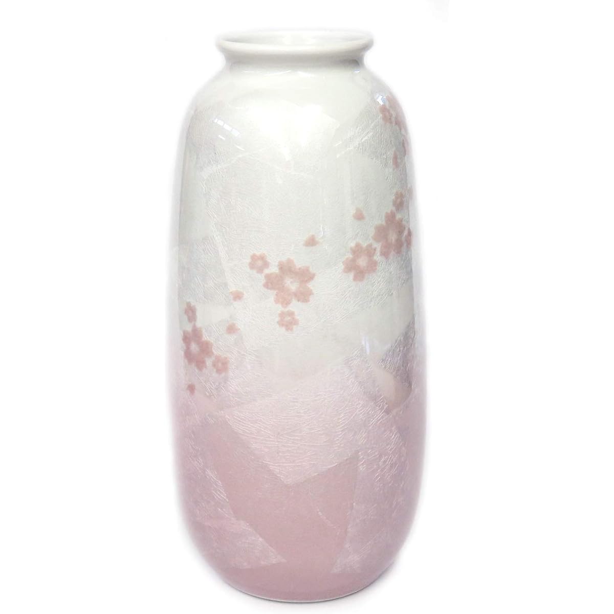 Kutani Ware No. 8 Vase Ginsai Sakura