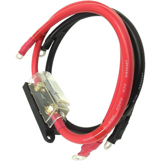 ONE GAIN 2000W class 12V type cable with fuse for inverter Made by COTEK Compatible with SK2000-112 inverter 2012KIV