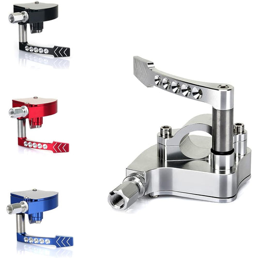Throttle Lever Universal Aluminum Thumb Part ATV Go Kart, for 7/Bars , sliver
