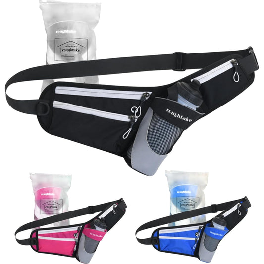 roughtake Running Pouch Jogging Walking Waist Pouch Running Pouch Plastic Bottle Holder Lightweight