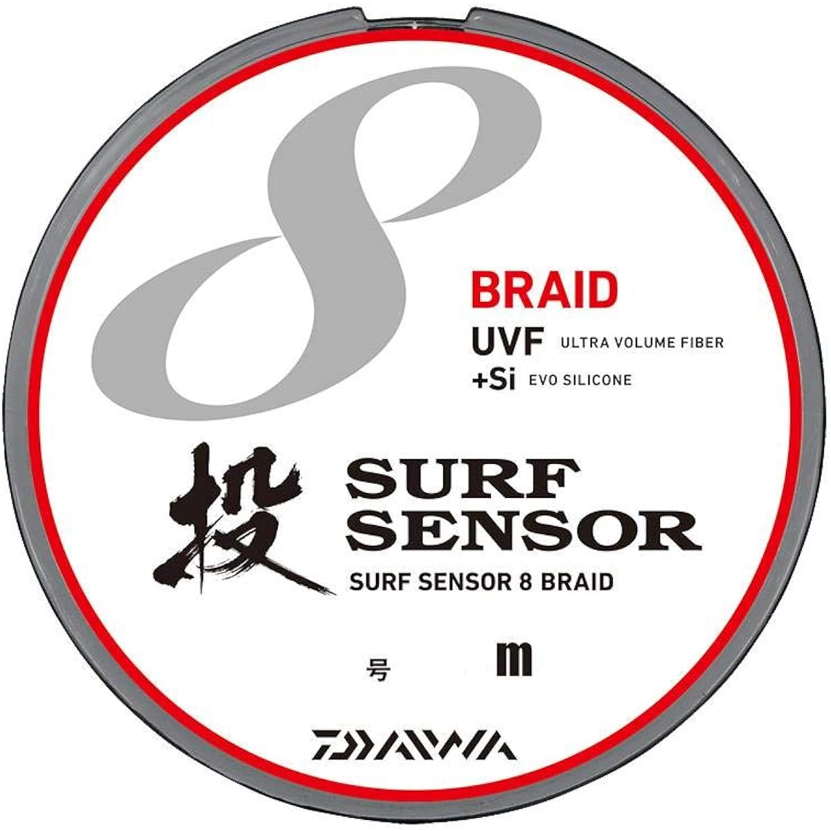 DAIWA PE line UVF surf sensor X8 0.6-3 200/250m 4 colors (with color marking)