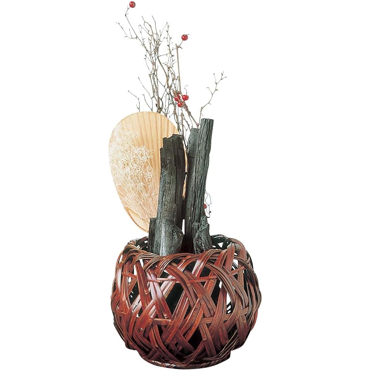 Yamashita Craft Tiger Bamboo Hida Charcoal Decoration No Otoshi