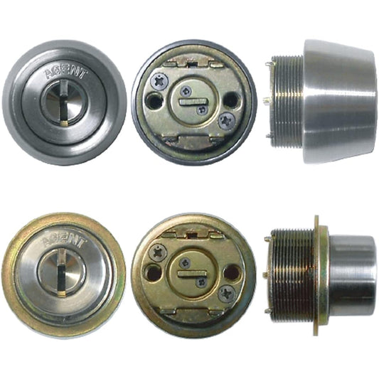 Daikoku Manufacturing Replacement Cylinder 2 Same Keys for MIWA LS5-LSP/TE0 Silver