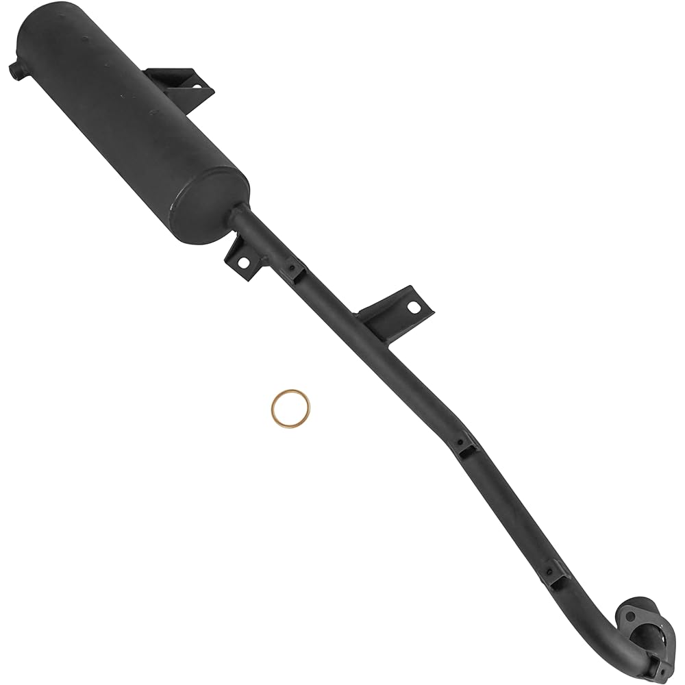 Caltric exhaust muffler with pipe gasket Honda TRX300 FOURTRAX 300 2X4 1993-2000