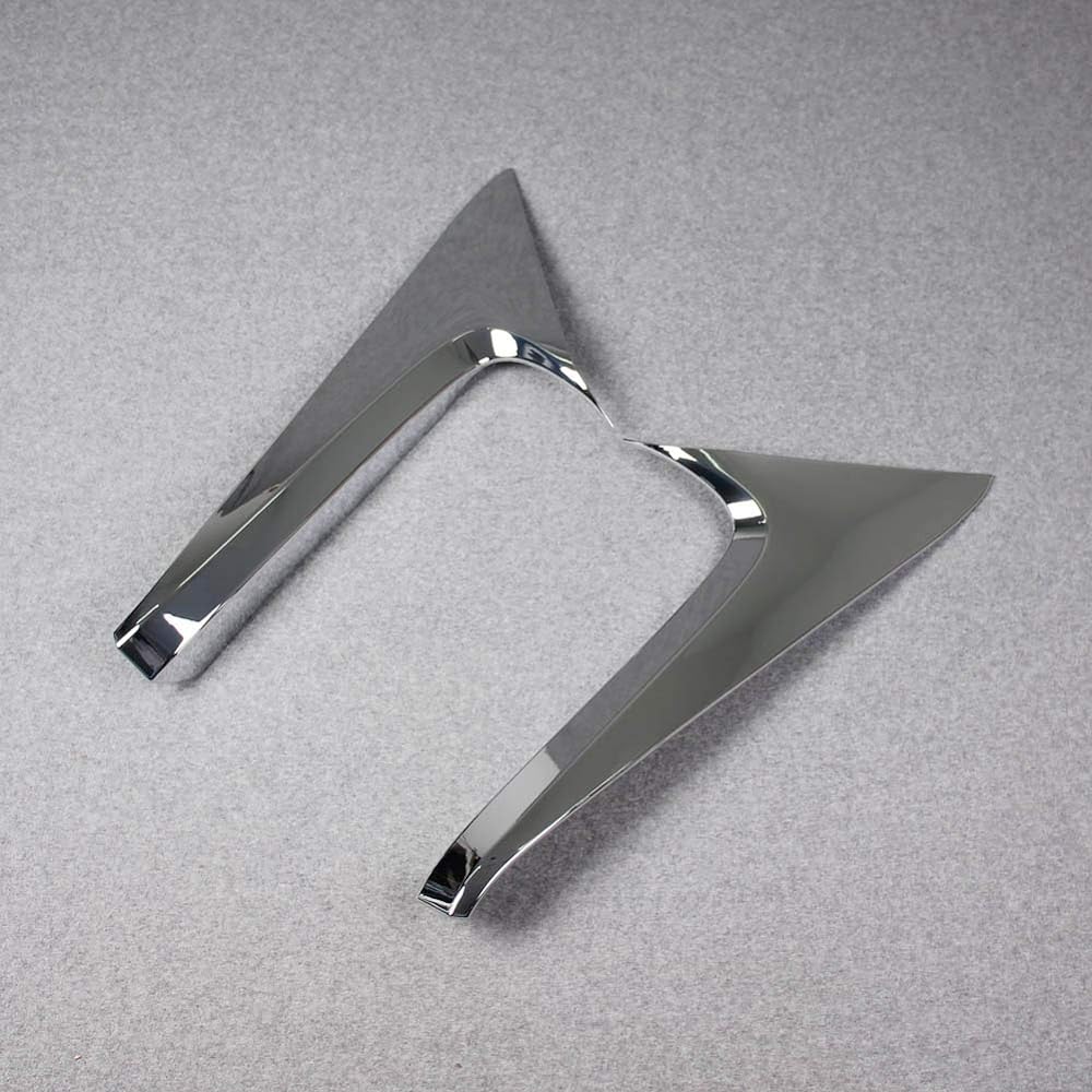 RUIQ Toyota New RAV4 Fifth Generation Exterior Parts Rear Hatch Side Pillar Panel Left and Right Set Side Molding Plating Garnish Dress Up Custom Parts Designed for TOYOTA RAV4 (Chrome Plated)