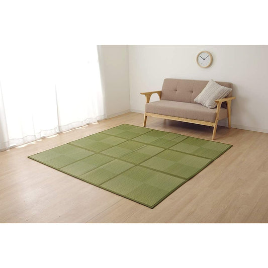Ikehiko Igusa Rug Carpet Connecting Noah Approx. 180✕180cm Green #8477870