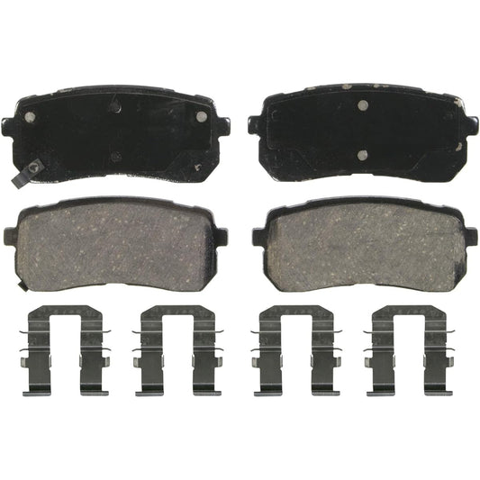 Wagner Quickstop ZD1302 Ceramic Disc Pad Set Rear