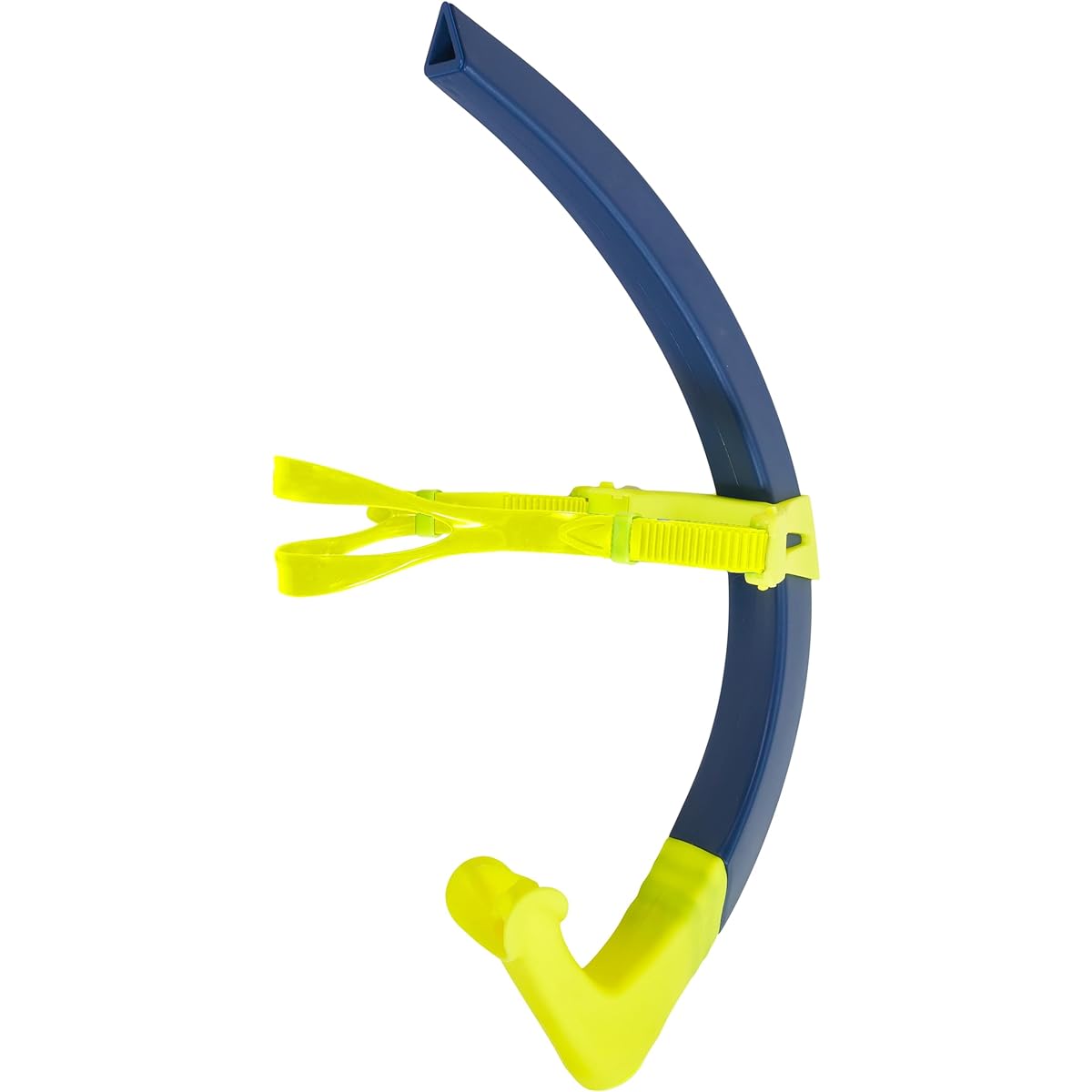 AQUASPHERE FOCUS SNORKEL NAVY/BRIGHT YELLOW Focus Swim Snorkel Small Fit Navy/Bright Yellow 173013