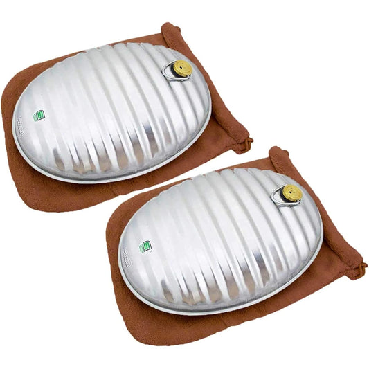 Maruka hot water bottle A Ace with bag, set of 2 (3.5L), made in Japan, suitable for open flames
