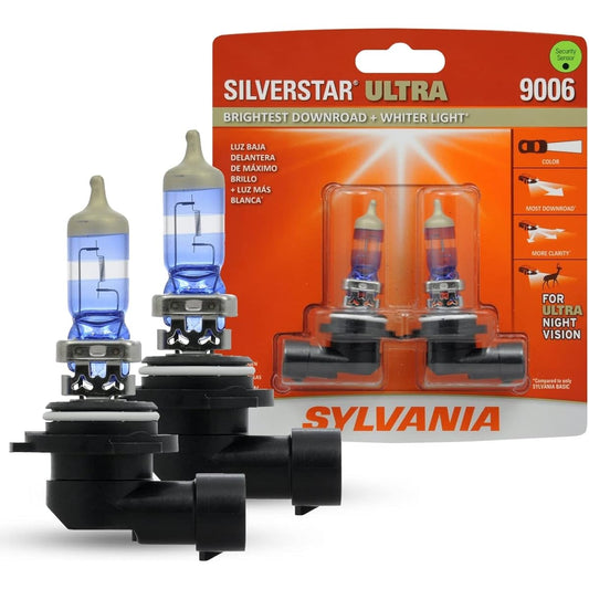 Sylvania - Silver Star Ultra Twin Pack 9006 SilverStar Ultra White 9006SU.BP2