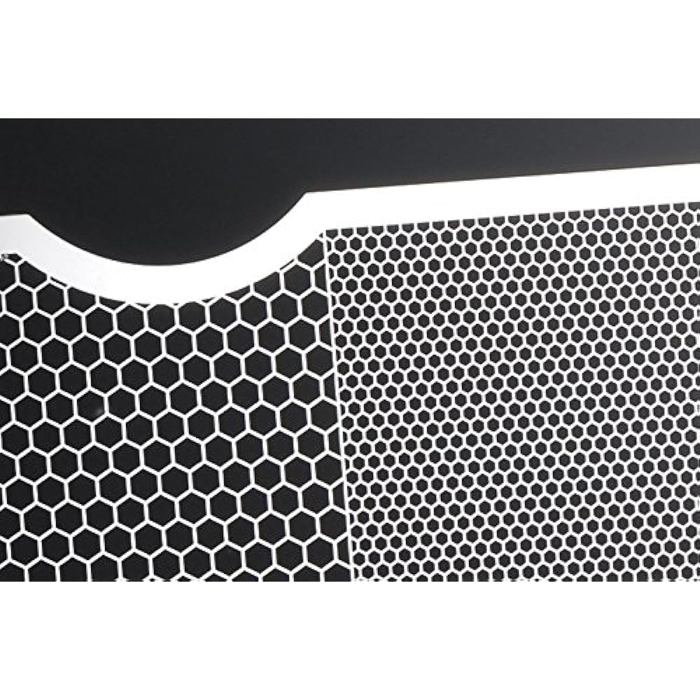 Etching Factory Core Guard Radiator Guard Emblem: Red Stainless Silver CB1300SF 03-/CB1300SB 05- RGH-CB1300-01