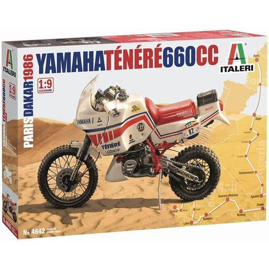 ITALERI 1/9 Yamaha Tenere 1986 Paris-Dakar Rally Japanese manual included Plastic model IT4642