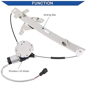OBAEE Front Left Left Left Left Power Window Lift Legurator & Motor Assembly Chevrolet Impala 2006-2013 & CHEVROLET IMPALA LIMITED 2014-2015 Replacement OE 10338555 748-172