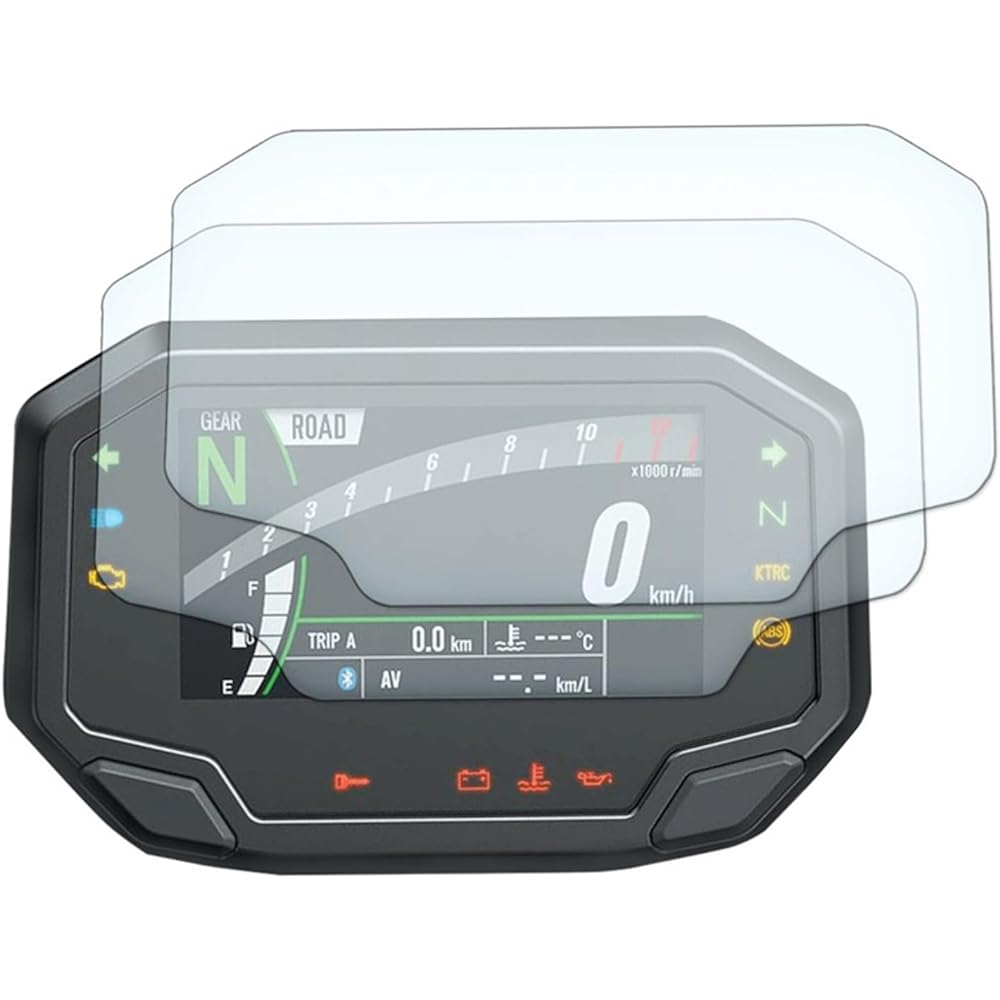 DEMUR Cluster Scratch Protection Film Motoecycle Screen Protector Instrument Speedometer Film Kawasaki Ninja650 Z900 Z650 2020 Dashboard Screen Protector (Size : 5 PCS)
