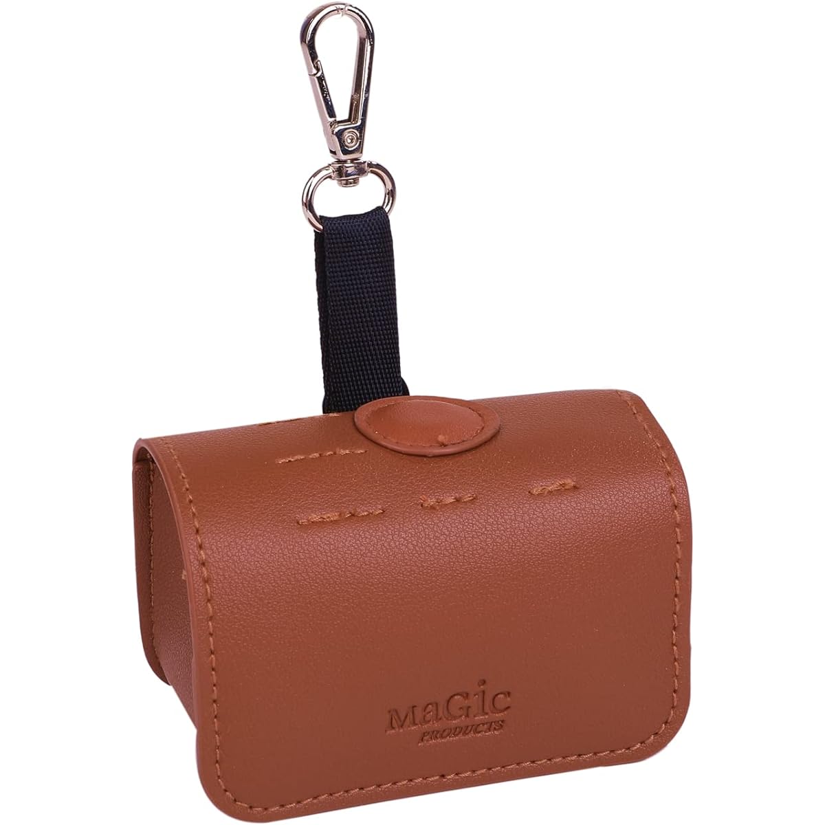 Magic Products Horizontal golf ball case that makes it easy to take the ball and doesn't shake (light brown)