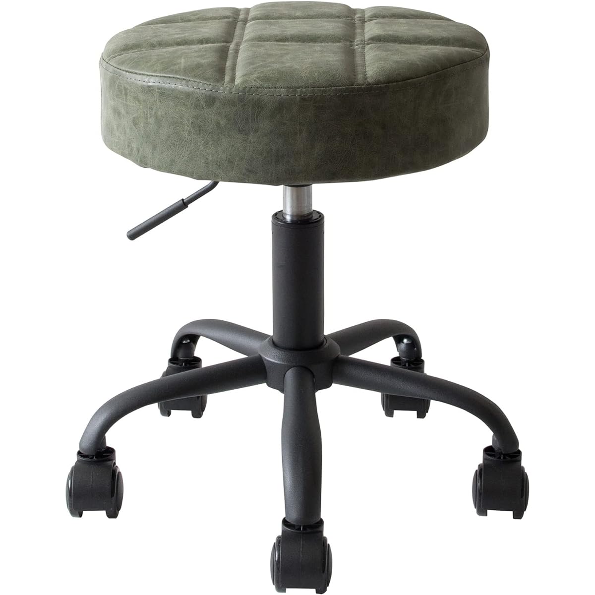 Miyatake Manufacturing Stool Chair Storage Green Efirica Stylish Low CH-K103GR