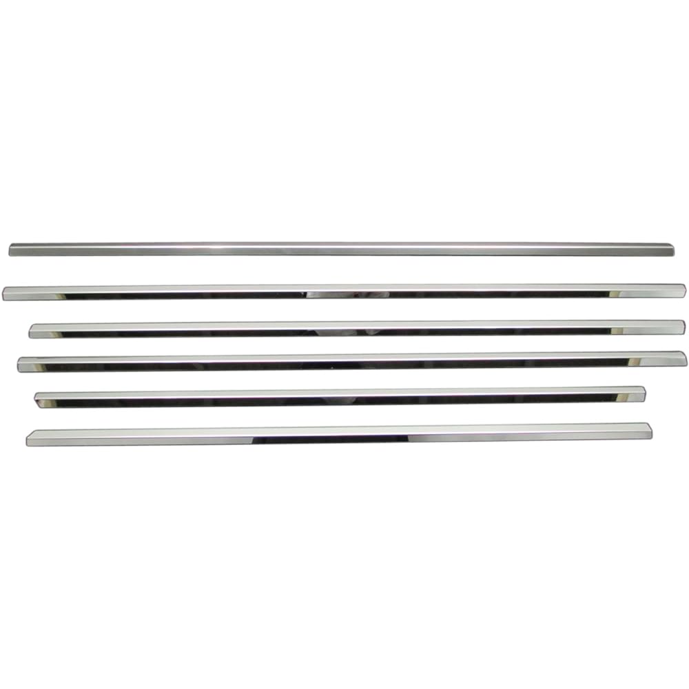 BRIGHTZ Land Cruiser Cygnus 100 101 Wagon Super Mirror Stainless Plated Window Frame Trim 6PC [WIN-SIL-124] UZJ100W HDJ101K UZJ100W HDJ101K Land Cruiser 100 11279