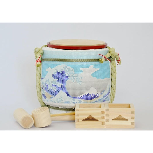 Mini Kagamibiraki Set Designer's Line Tile Fuji (Kazuteru Kazuaki Design)