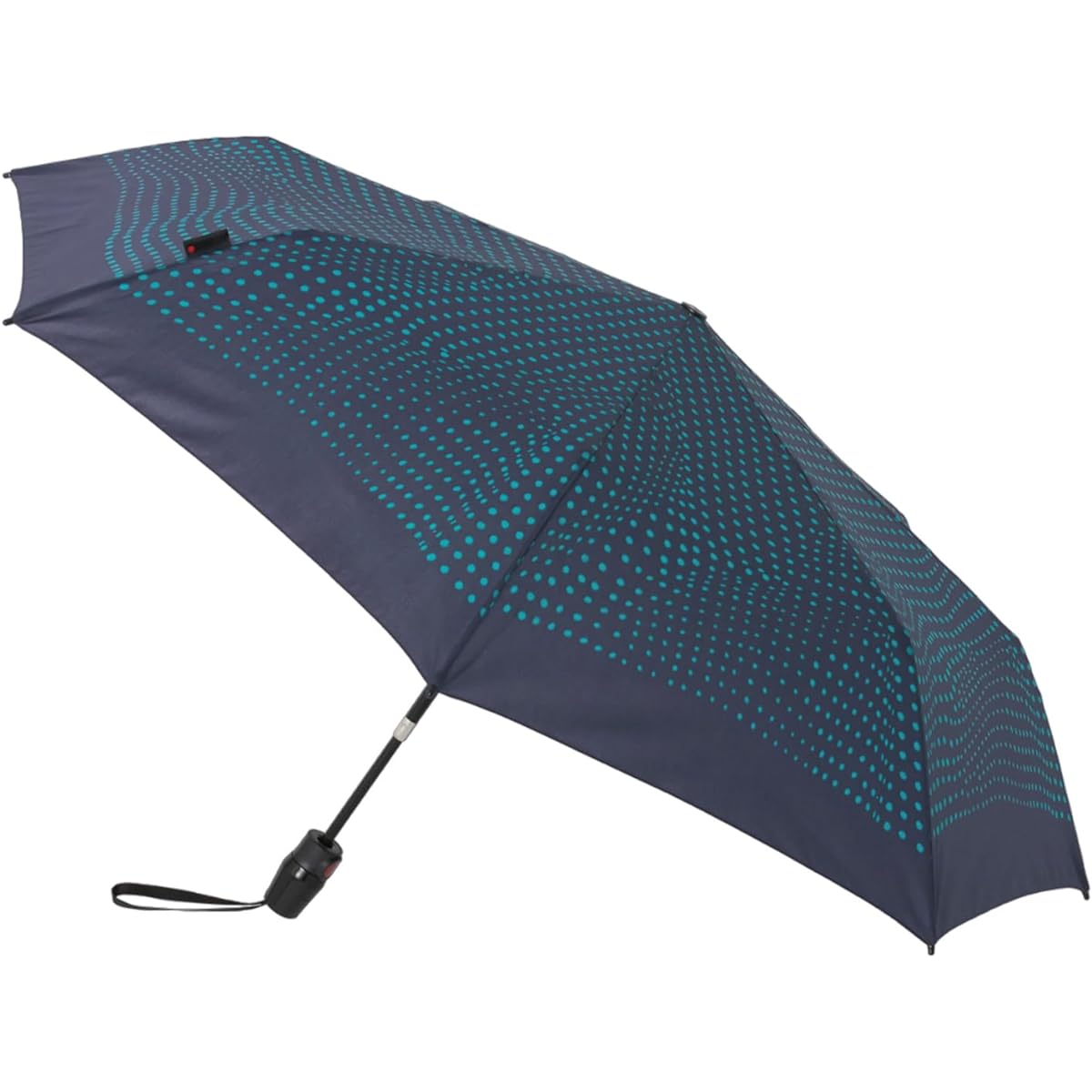 Knirps Folding Umbrella One-Touch Automatic Open/Close Safety System T.220 (Difference Navy)