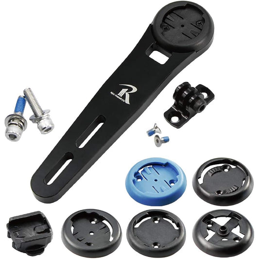 REC-MOUNTS Type 30α Wide Combo Mount Integrated Type (10 brands compatible model) [30WIDEα+GP] Compatible with Garmin, Cateye, Pioneer, Rezain, Wahoo, Brighton, Giant, Explova, Sigma, Polar.