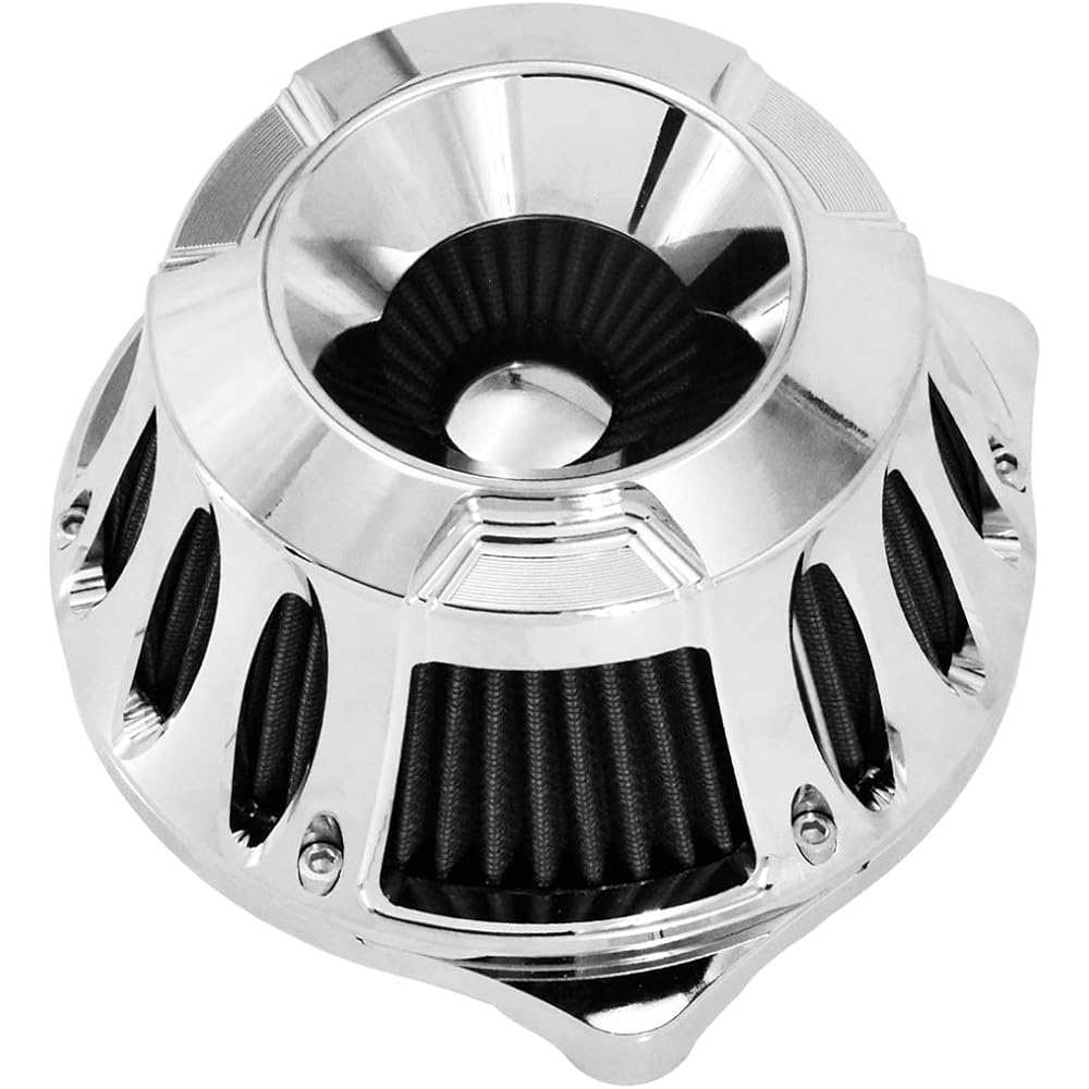 YHMTIVTU Motorcycle Intake Air Cleaner Air Filter for Harley Touring Softail Dyna
