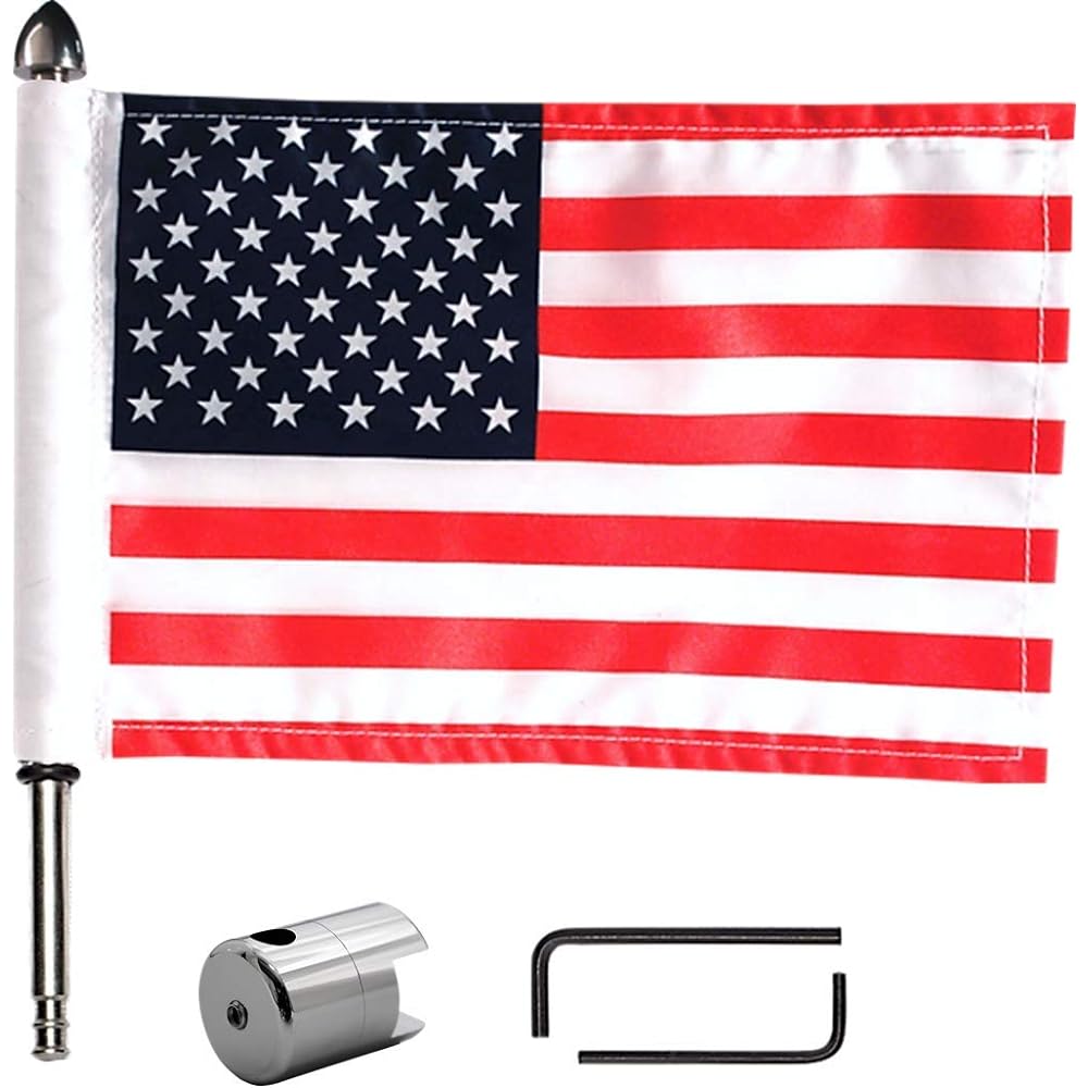 Pro Pad Square Rack Flag Mount 6 X 9 Harley Softail XL Dyna