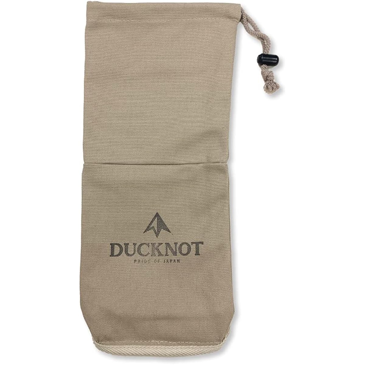 [DUCKNOT] Solo Table Case Stamp No. 8 Canvas Storage Case A4 Bifold Made in Japan (Beige)