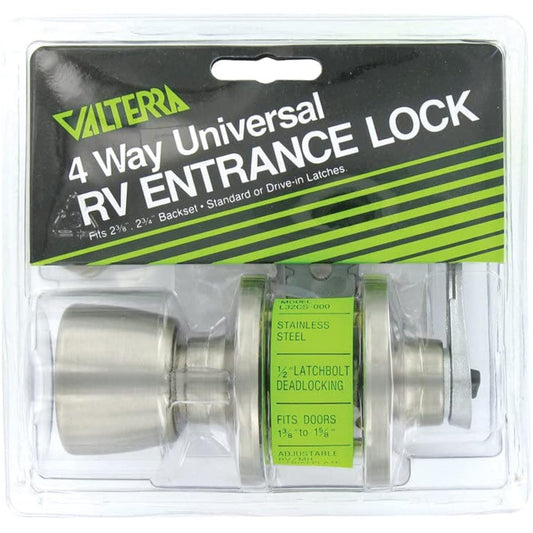 VALTERRA LLC L32CS000 Entrance Door Lock 44; Knob and Lever Style Handle