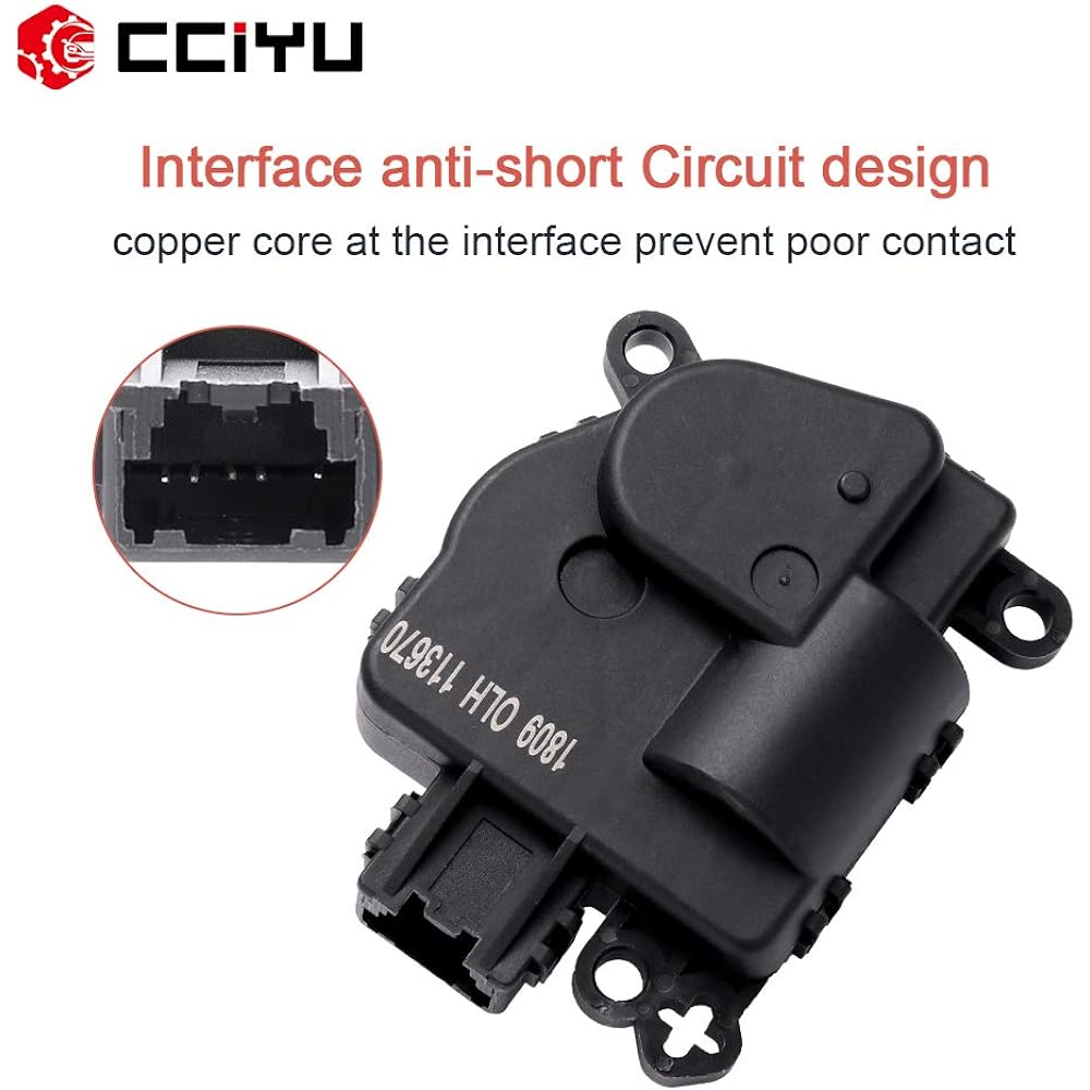 Air Door Actuator A/C HAVC Heater Blend Door Door Actuator 2 Pack 2004-2010 Infinity QX56 2007-2015 Armada 2004-2015 Titan 27743ZP00A