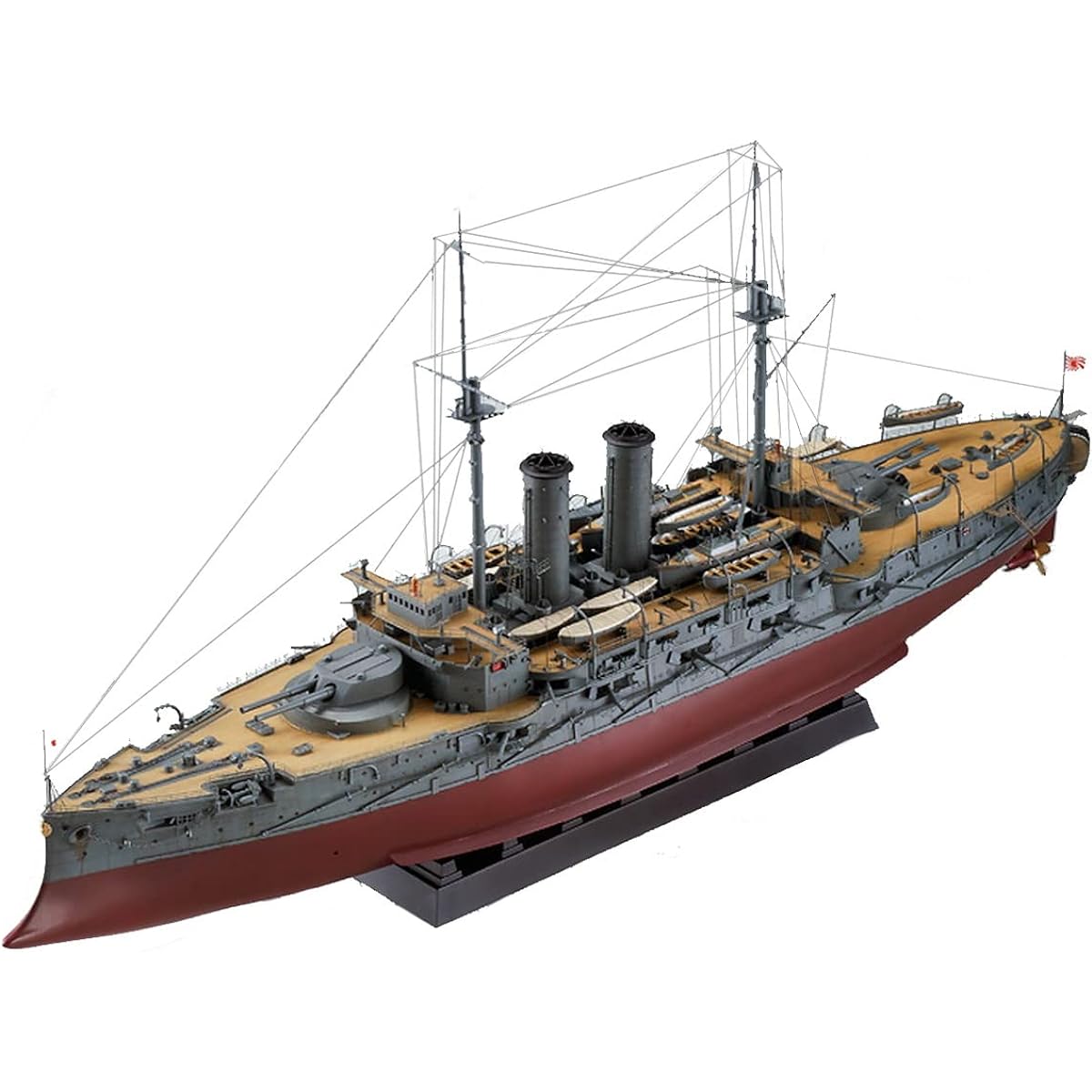 Wave 1/200 Battleship Mikasa Total Length Approx. 66cm Plastic Model BB001