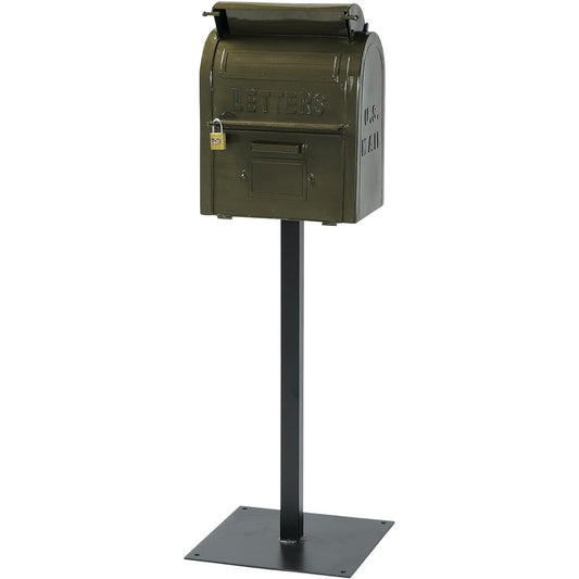 Settract Post American Vintage U.S.MAIL BOX (Green) SI-2855-GR