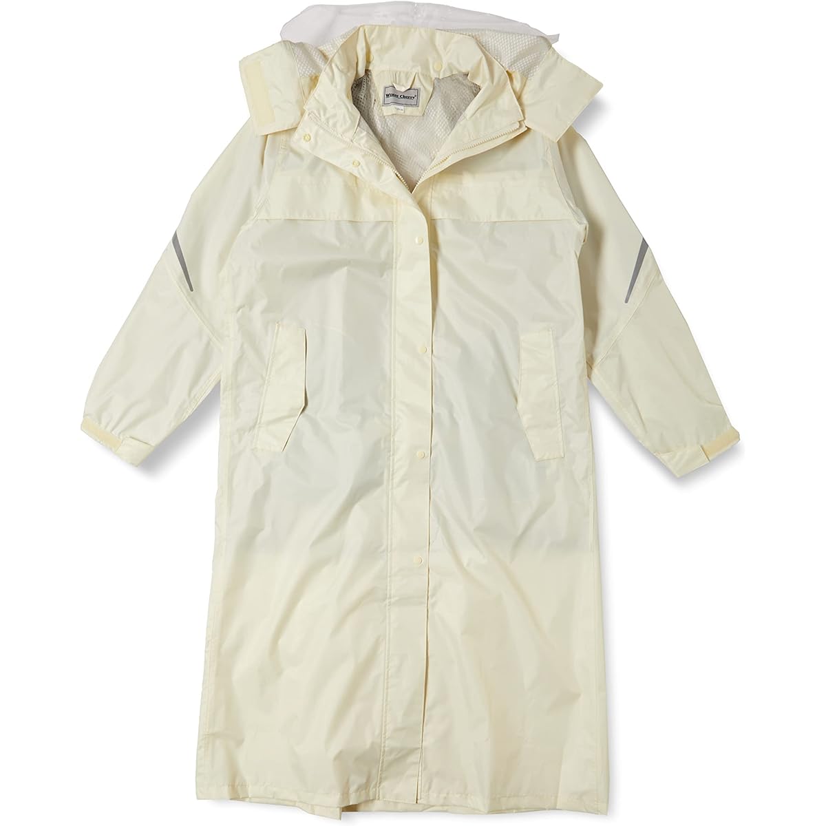 [Winter Cherry] Raincoat for school, rain tuck raincoat II, helmet compatible hood, backpack compatible