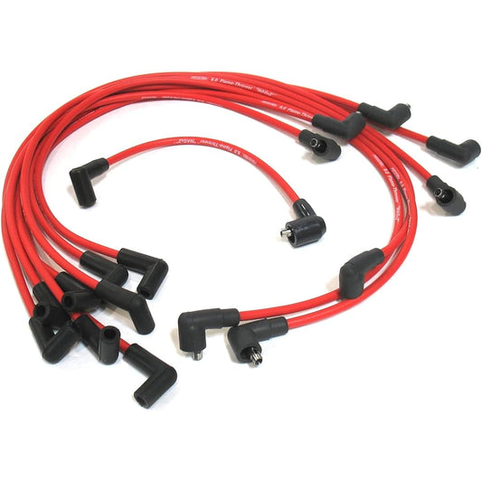 Pertronix 808450 Flame throwing machine Red 8mm 8 cylinder spark plug wire