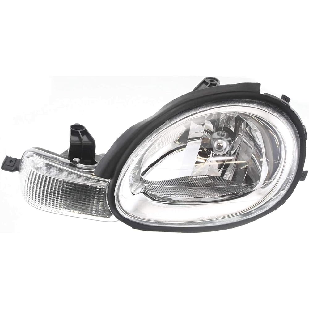 Headlight Assembly 2000-2002 Chrysler Dodge Neon Halogen Chrome Interior passenger seat side driver's seat side