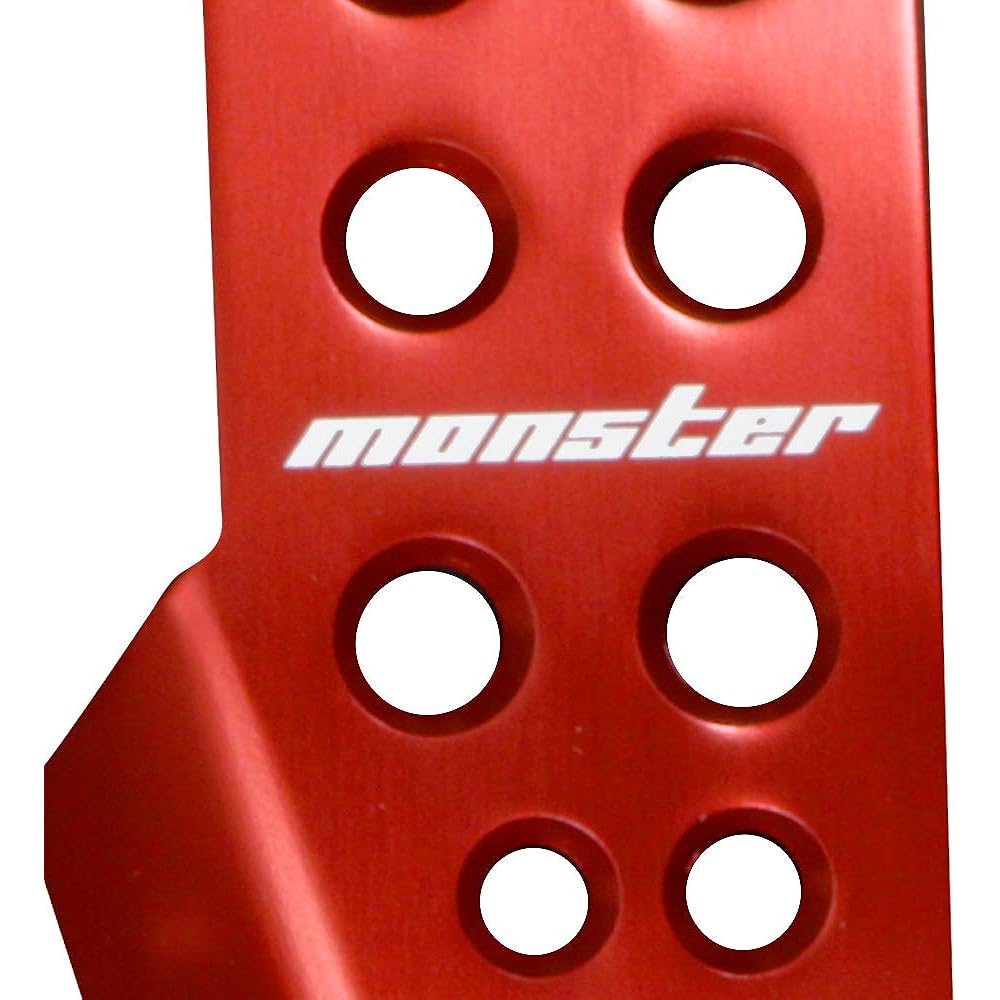 MONSTER SPORT Sports Driving Pedal Cover Red Anodized Jimny [JB64W] / Jimny Sierra [JB74W] For MT cars [JB64 MT] 849520-5500M