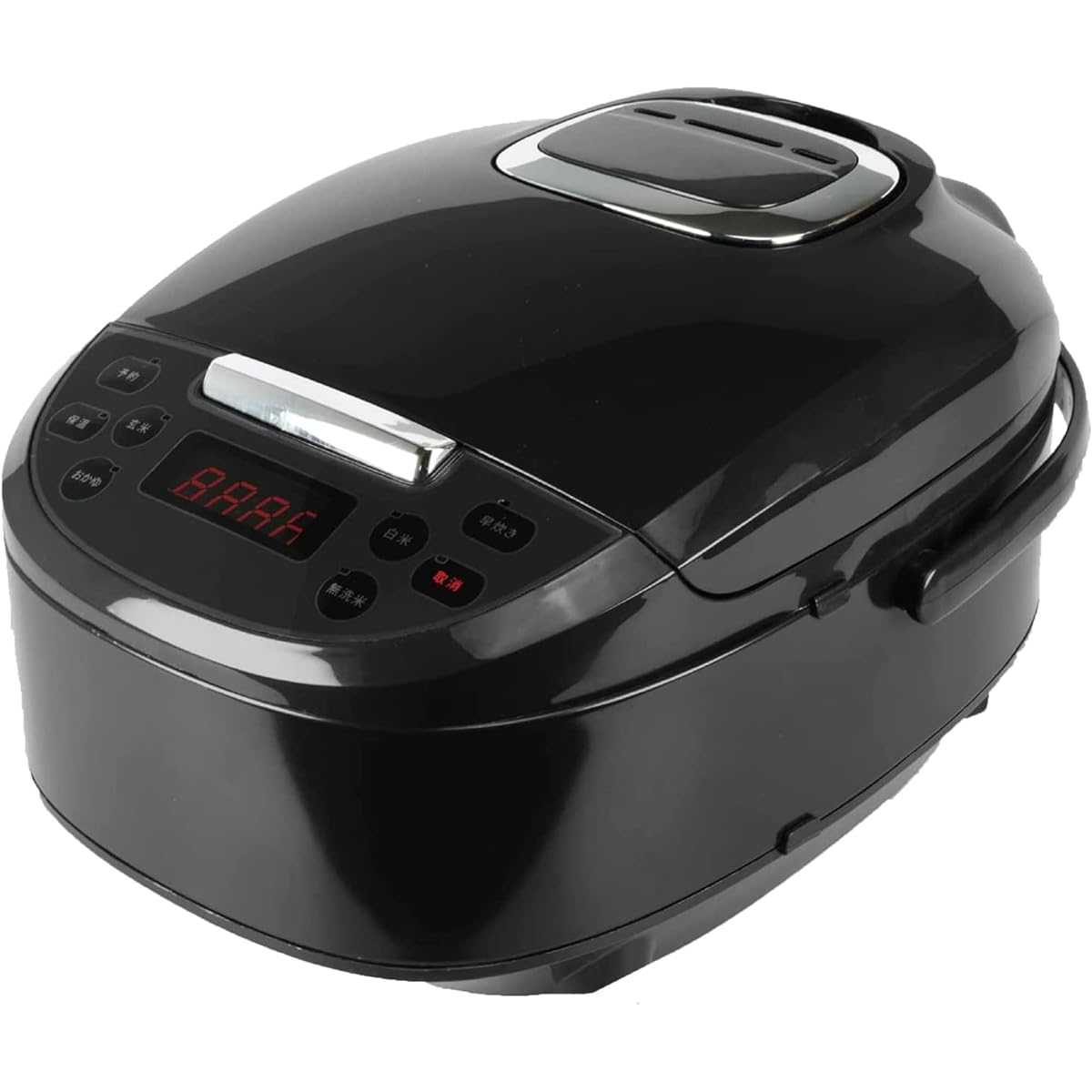 Osaka Deco Microcomputer Type Multi-functional Rice Cooker, 5 Meal Cookers, Thick Cooker, Black, 5 Types of Menu (White Rice, Early Cooking, Unwashed Rice, Brown Rice, Okayu), Steamed Cooking,