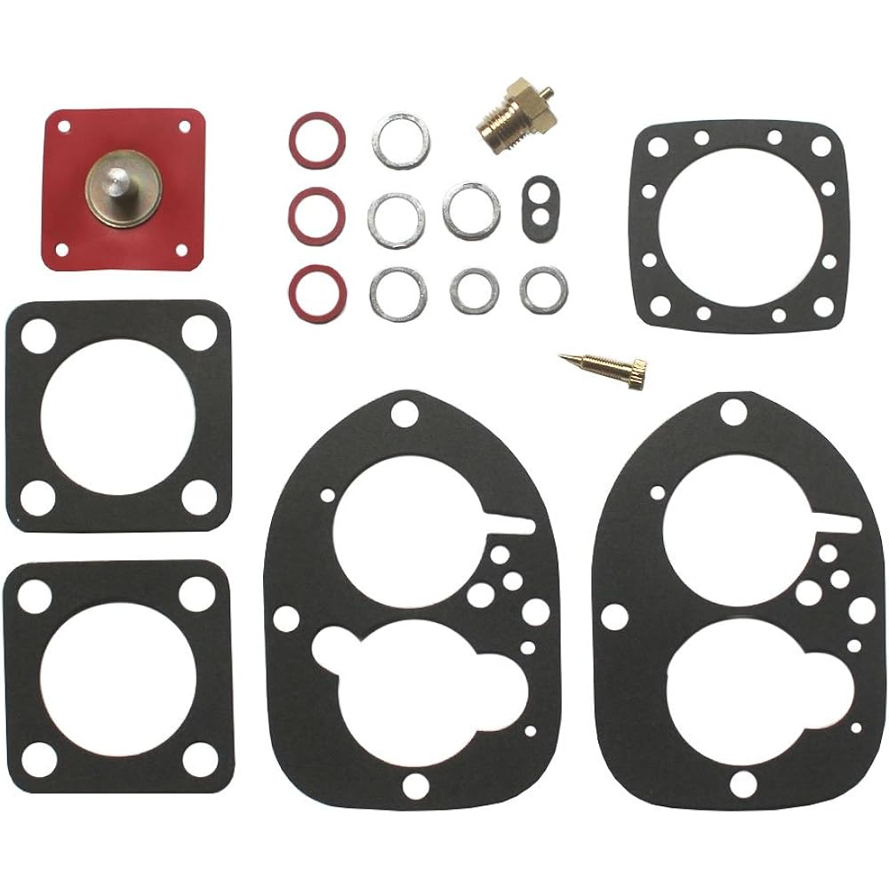 KIPA Carburetor Rebuild Kit for Volvo Penta 856471 856472 AQ115 AQ125 AQ130 AQ131 AQ131 AQ145 AQ151A AQ171 BB115 BB145A Solex 4PA 1 834. 527 841292-6 841836-0