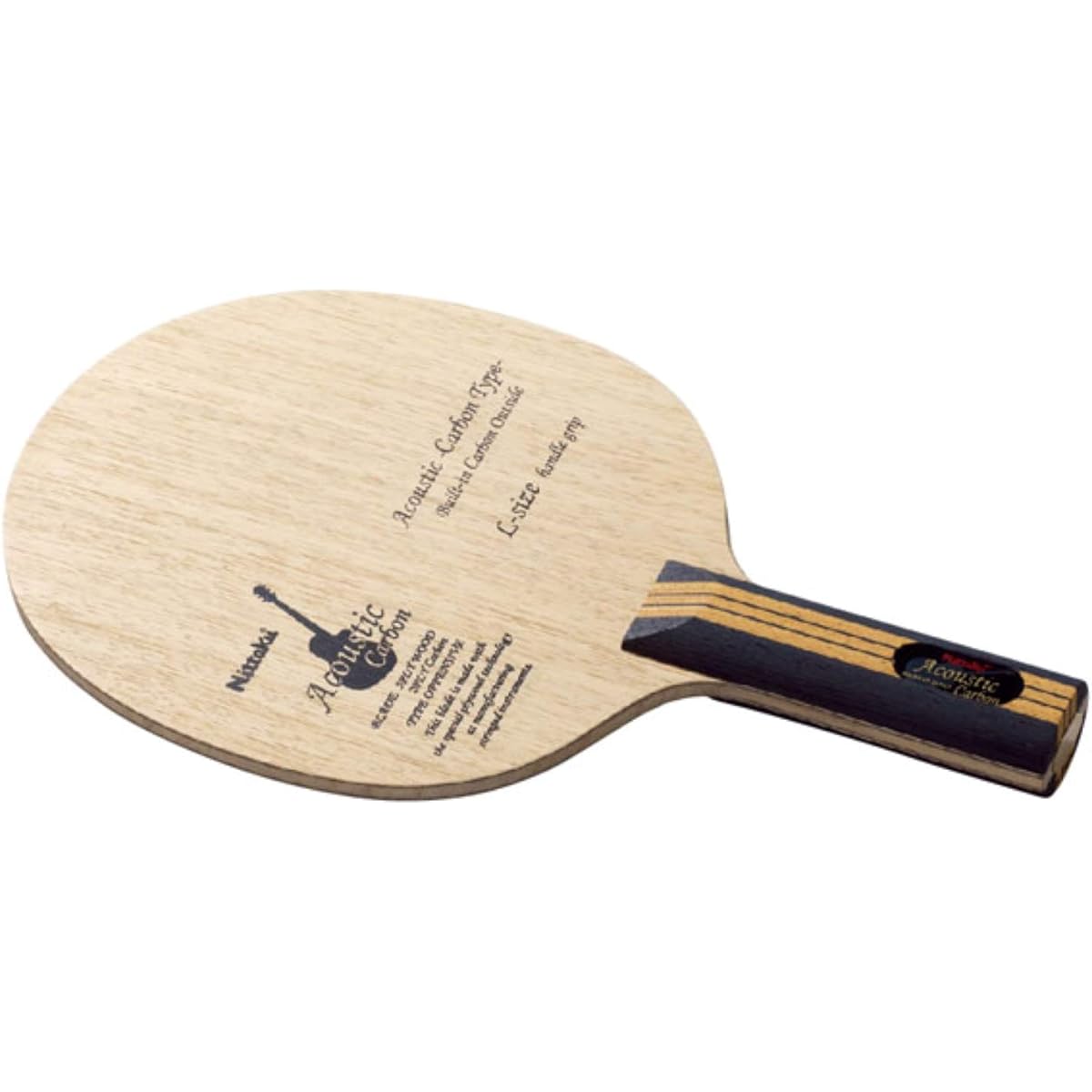 Nittaku Table Tennis Racket Acoustic CBLG Shakehand Attack Special Material Included