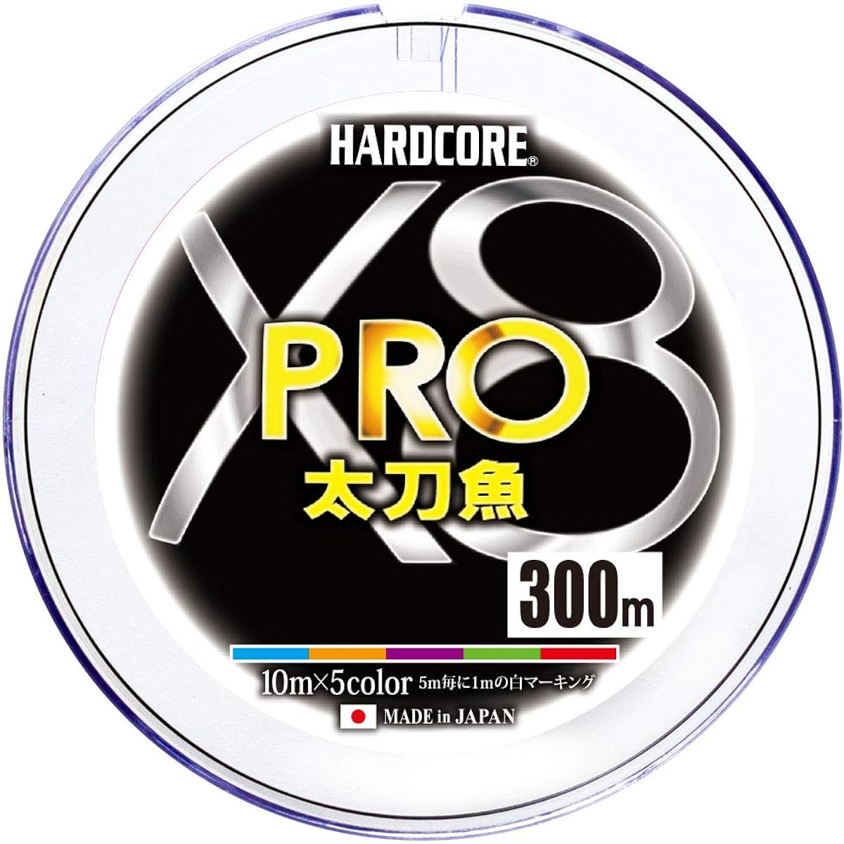 DUEL PE Line Fishing Line HARDCORE X8 PRO Hairtail [Line Fishing Line Fishing Gear High Strength High Sensitivity]