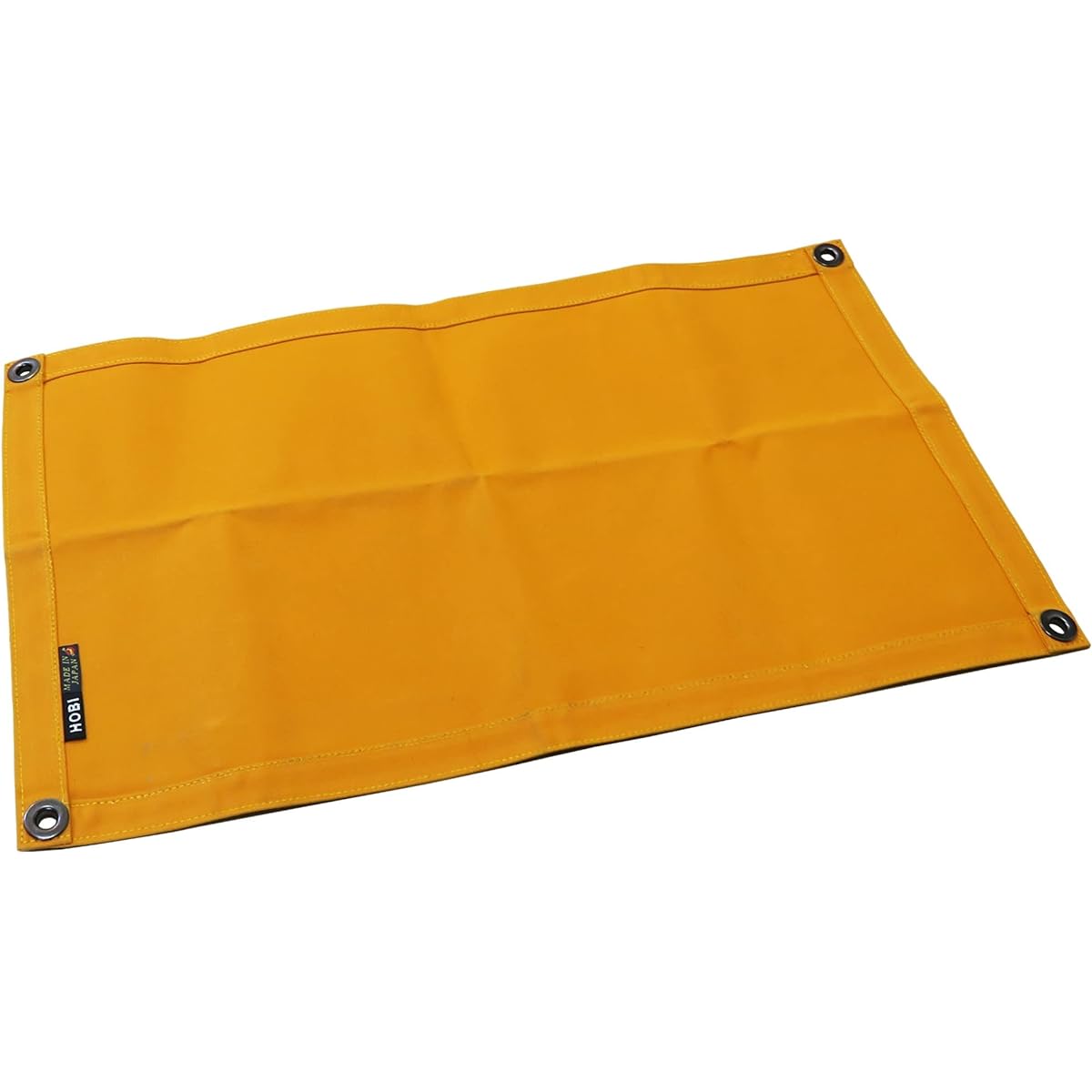 HOBI [Made in Japan] Survive Sheet S Solo Premium Canvas (Shuttle Loom) Strong Waterproof Paraffin Processing [Rugged and Tough] Thick Multi-Sheet Sturdy Eyelets x 4 Camping Camping Bonfire Wind Protection Ground Sheet Mat Military Mask Camel Orange [MAD