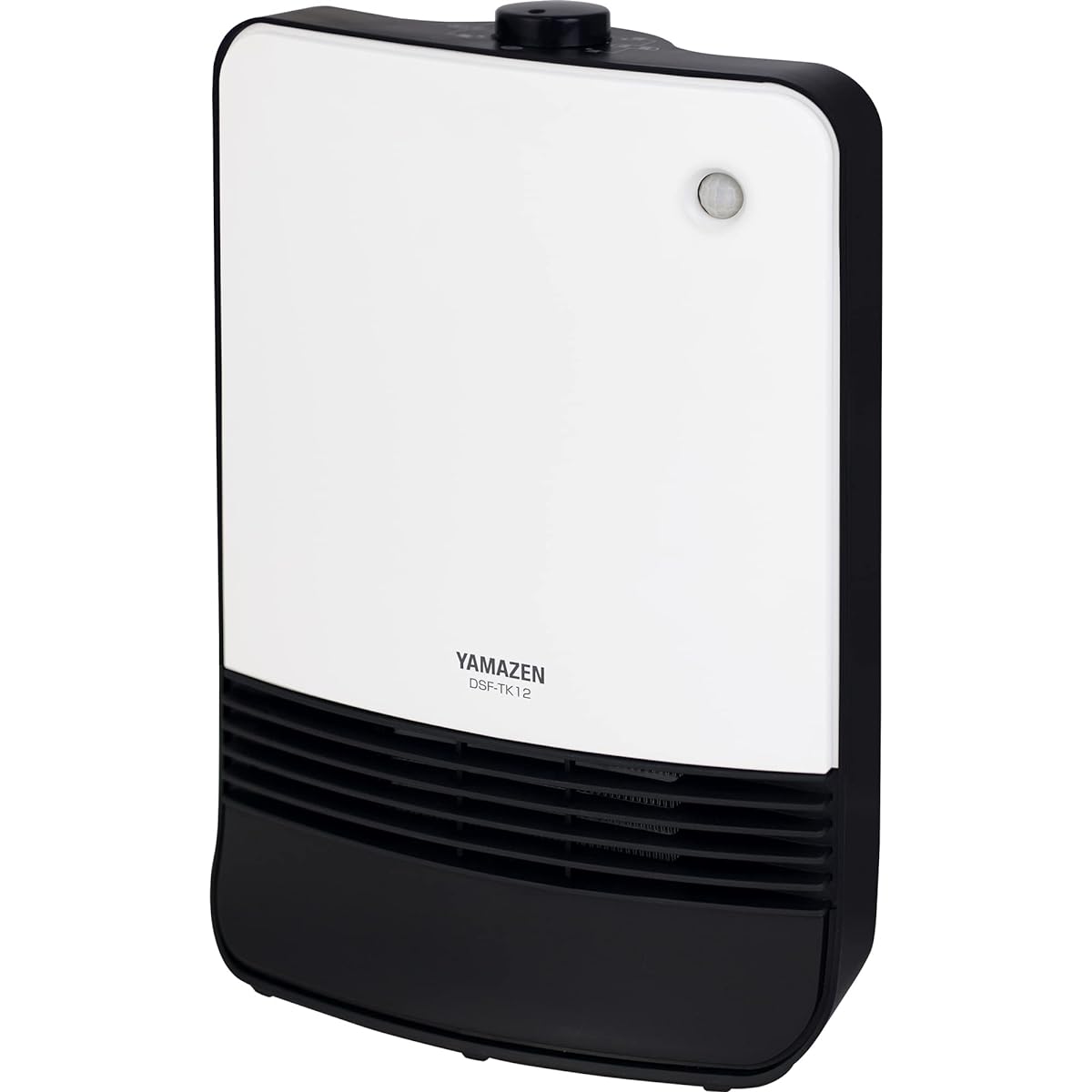 [Yamazen] Ceramic fan heater with human sensor, high power, 1200W, up to 8 tatami, energy saving, 2-stage heating output, white DSF-TK12(W)