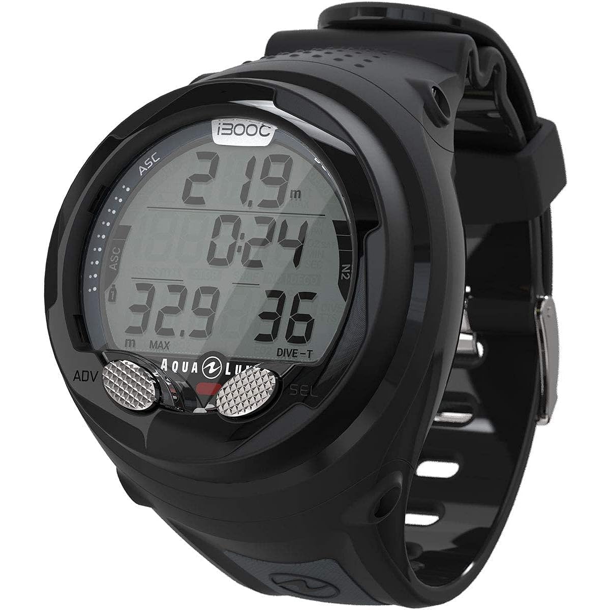 AQUALUNG i300C Aqualung Dive Computer Black Bluetooth Function