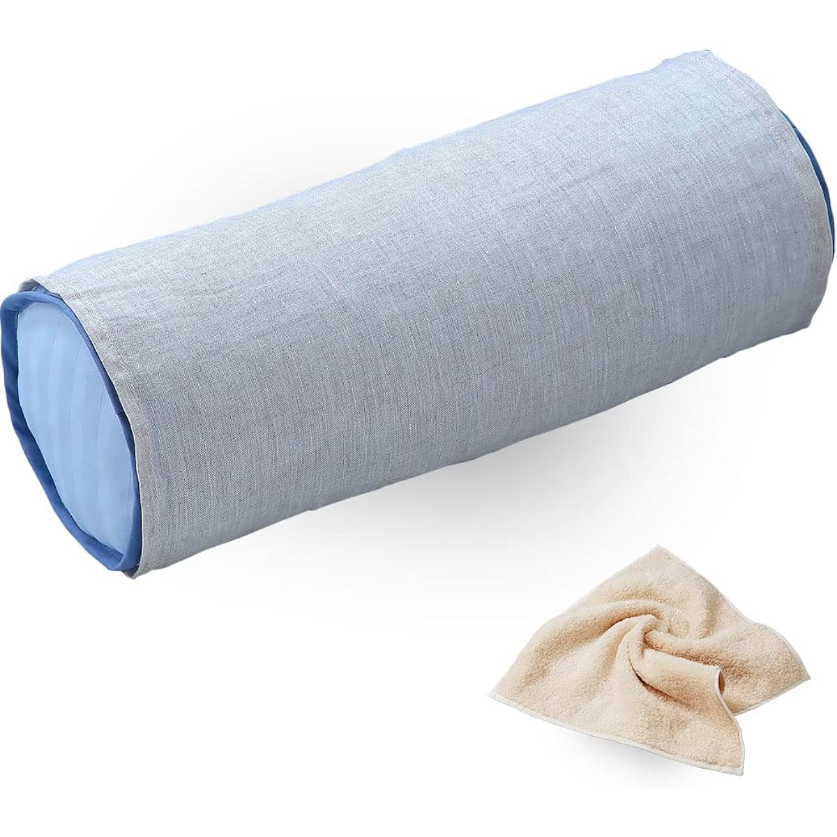 Cervical Pillow, Stretch Pillow, Neck Pillow, Made in Japan, Genuine Natural Product, Bonus Included, Straight Neck, Smartphone Pillow, Mikawa Cotton, Linen, Neck, Shoulder, Cervical Stretching Pillow (Mikawa Cotton)