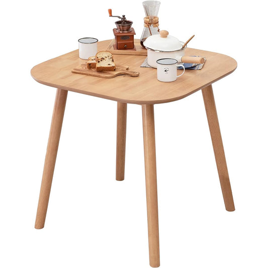 Hagiwara Dining Table Dining Cafe Table for 2 People Width 75 Depth 75 Height 70 Natural Wood Scandinavian Style Wood Natural Compact BT-8627LNT