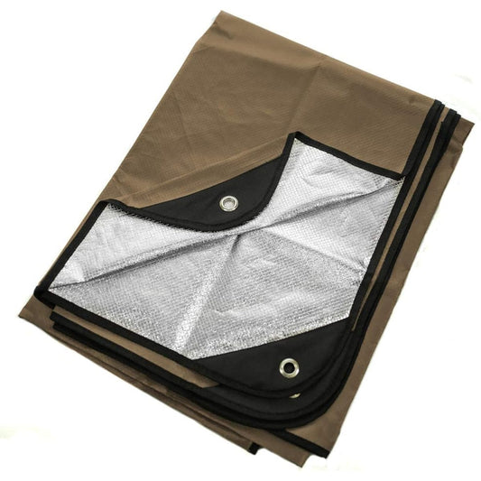Arcturus All Weather Blanket, Tarp, Tent, Camping, Outdoor, Cold Protection, Waterproof, Leisure Sheet, Japanese Instruction Manual Included, Genuine Product (Coyote Brown)
