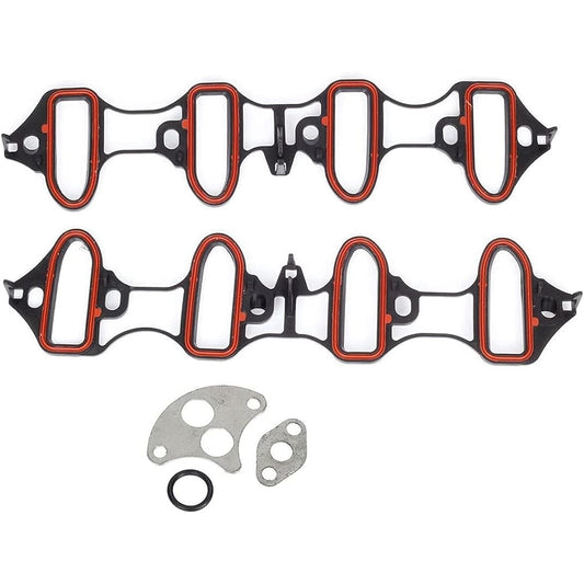 Intake Mani Hold Gasket MS92211 MS18007 MS4657 MS16340 // Hummer 5.3L 4.8L 2002-2003 ESCALADE 5.3L 2001-2003 Sierra 1500 HD 6.0L 2001-2001 02 Ucon 60L.